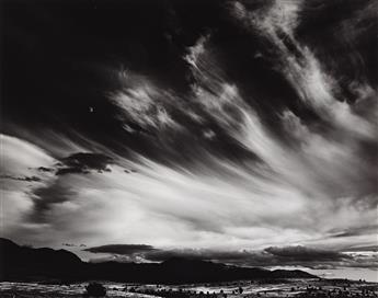 ANSEL ADAMS (1902-1984) Moon and Clouds, Northern California. 1959; printed 1970.